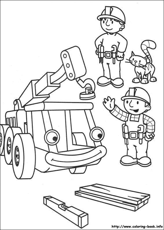 Bob the Builder coloring picture